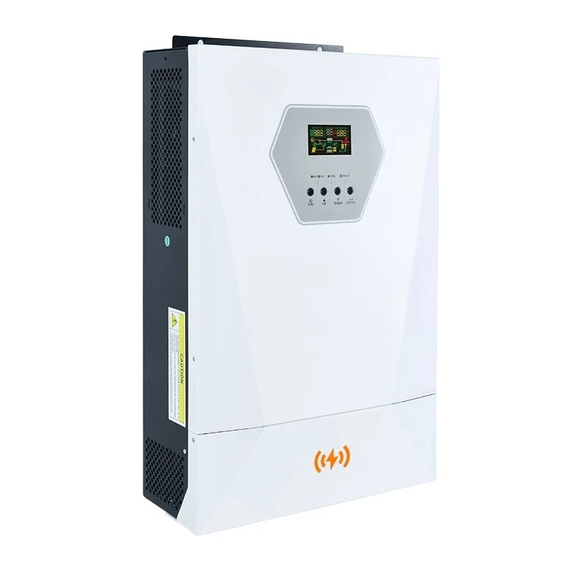 5.5KW 단상 5000W 5500w 48V 태양광 인버터 5000W 5KW AC 출력 순수 사인파 오프 그리드 하이브리드 태양광 인버터