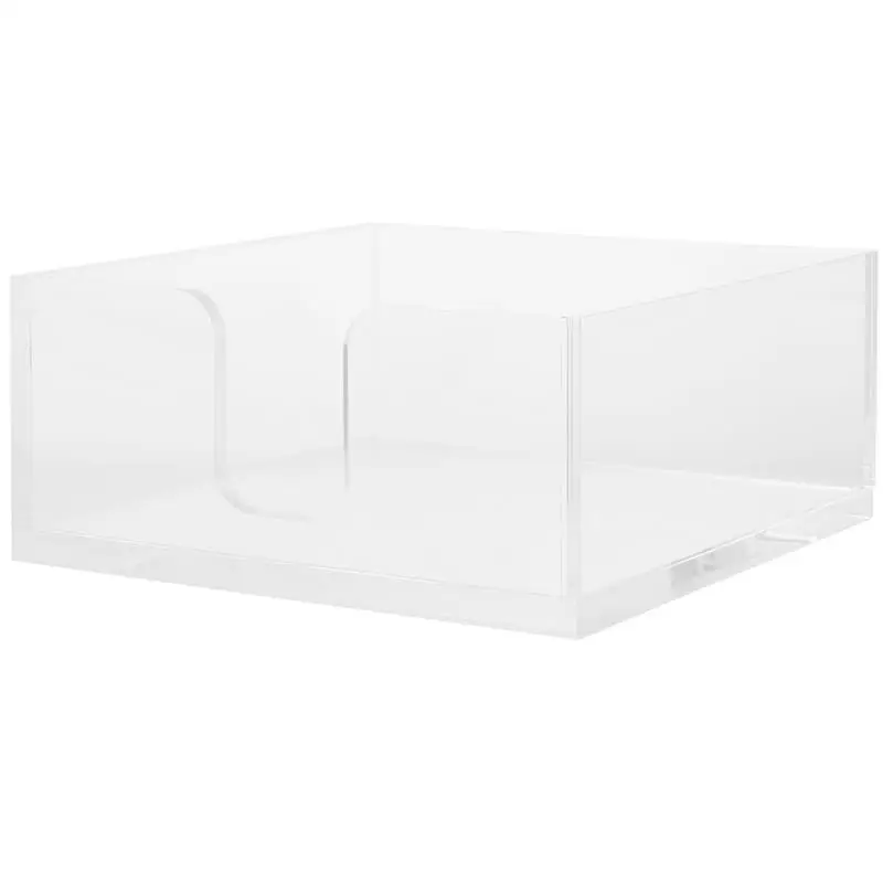 

1pc Clear Acrylic Facial Tissue Box Cover Holder Facial Tissue Box Acrylic Napkin Stand Clear Napkin Holder