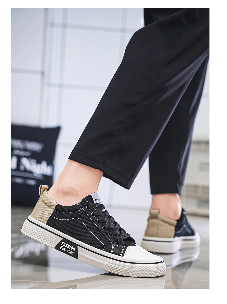 Men's Casual Canvas Shoes Detail 8