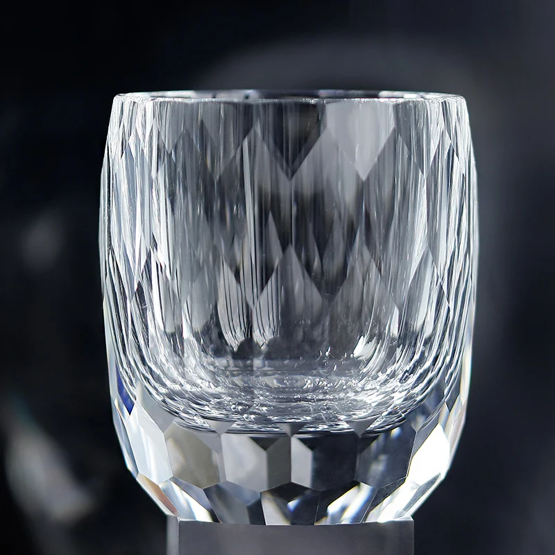 K9 Crystal Glass Handmade Edo Kiriko Glass Whisky Drinking Cup Multi-color Choice 200ml 1PC