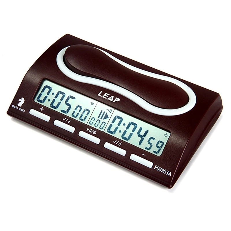 

New-LEAP Chess Clock Advanced Digital Chess Timer with 7 Type 38 Timing Set Modes Clock Chess Timer