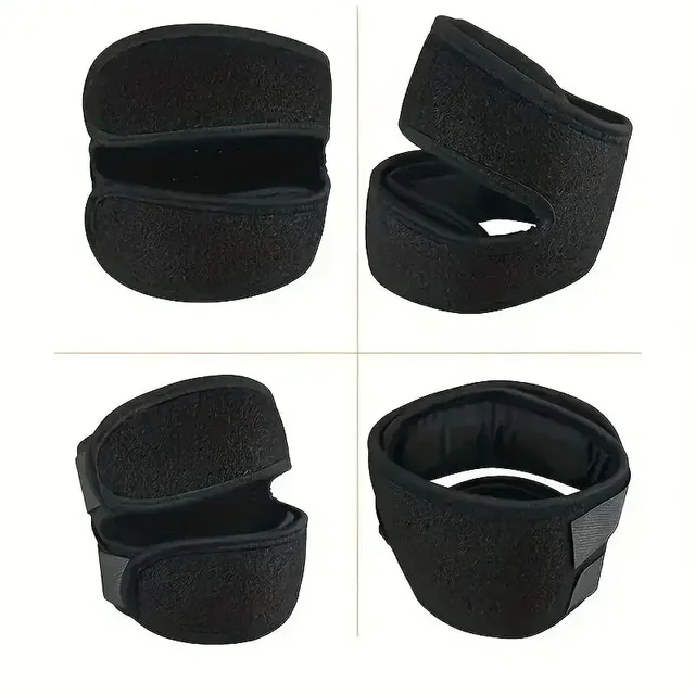 1 PCS Sports Kneepad Double Patellar Knee Patella Tendon Support Strap Brace Pad Protector Open Knee Wrap Band Fitness Men 3