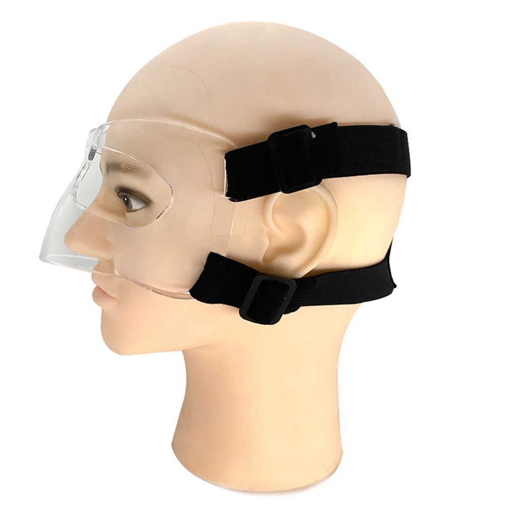 Sports Casque de nez Masque de basket-ball Masque de protection contre le  visage de protection de protection avec sangle élastique réglable  Équipement anti-collision-mxbc