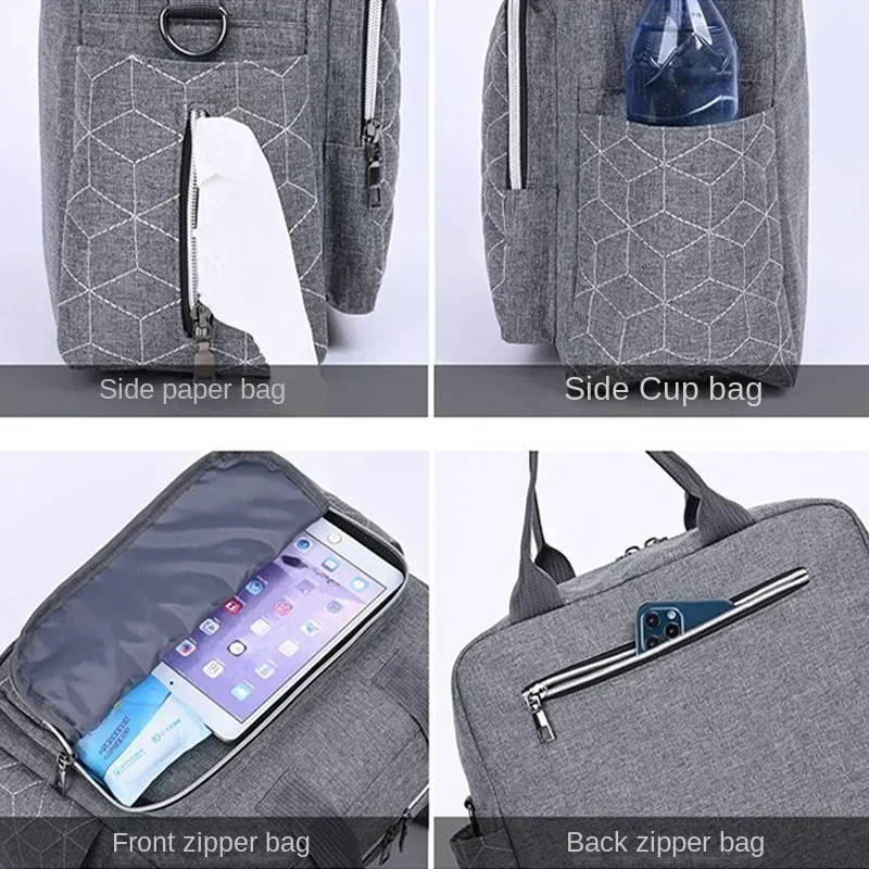 Baby Diaper Bag Nappy Bag Mummy Bag Waterproof Travel Baby Diaper Bags for Mom Stroller Mommy Maternity Totes Shoulder Bags 5