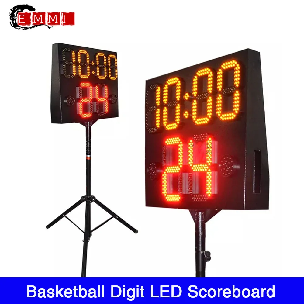 Basketball Digit Led Scoreboard Shotclocks Outdoor Led Countdown Clock