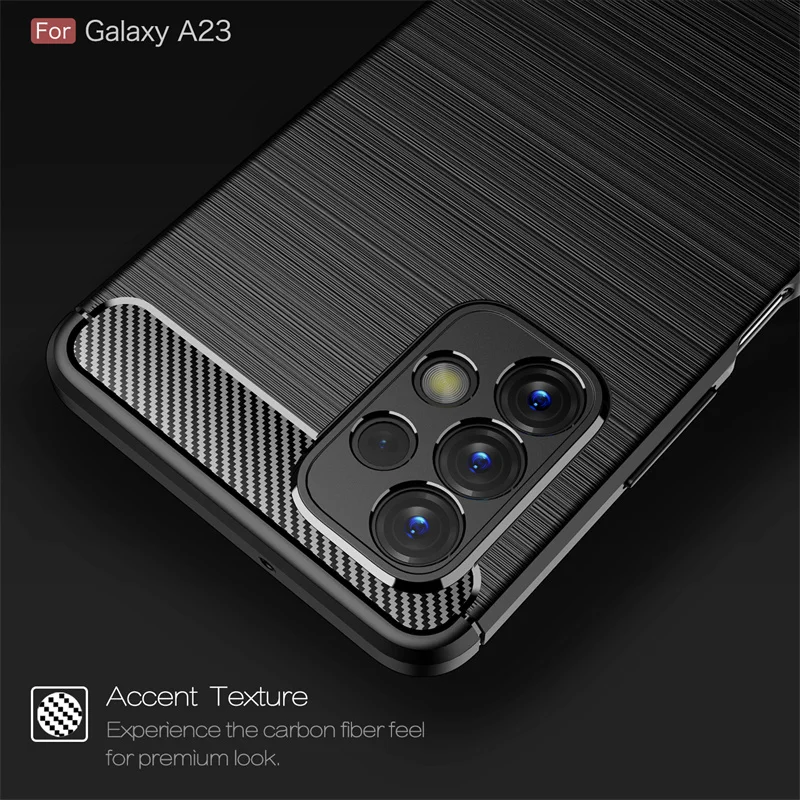 Matte Soft TPU Carbon Fiber Phone Case - Sleek Durable Back Cover