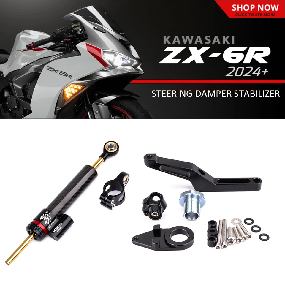 ‘’FO’’　1点 Amortiguador De Dirección Kawasaki Ninja ZX-6R 2013-2023 Original