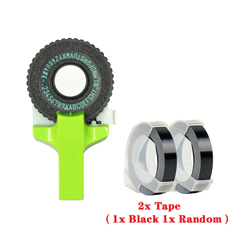 Embossing Machine 3D Embossing Typewriter Manual Label Machine for Household Curtain Decorative Tape Paper