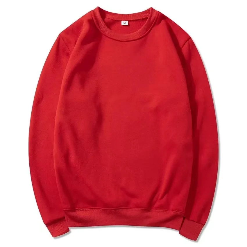 Spring and Autumn Fashion Brand Solid Color Round Neck Long sleeved Sweater for Men and Women's Fashion Casual Sports Shirt