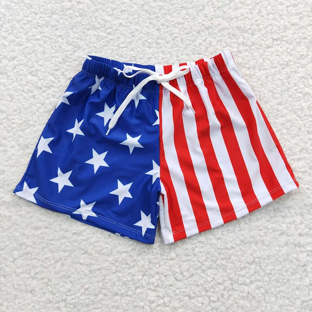 Baby Boy Summer Western Clothes Swimsuit Kids Stretchy Cow Print Swimwear Infant Swimming Trunks Shorts boys shorts