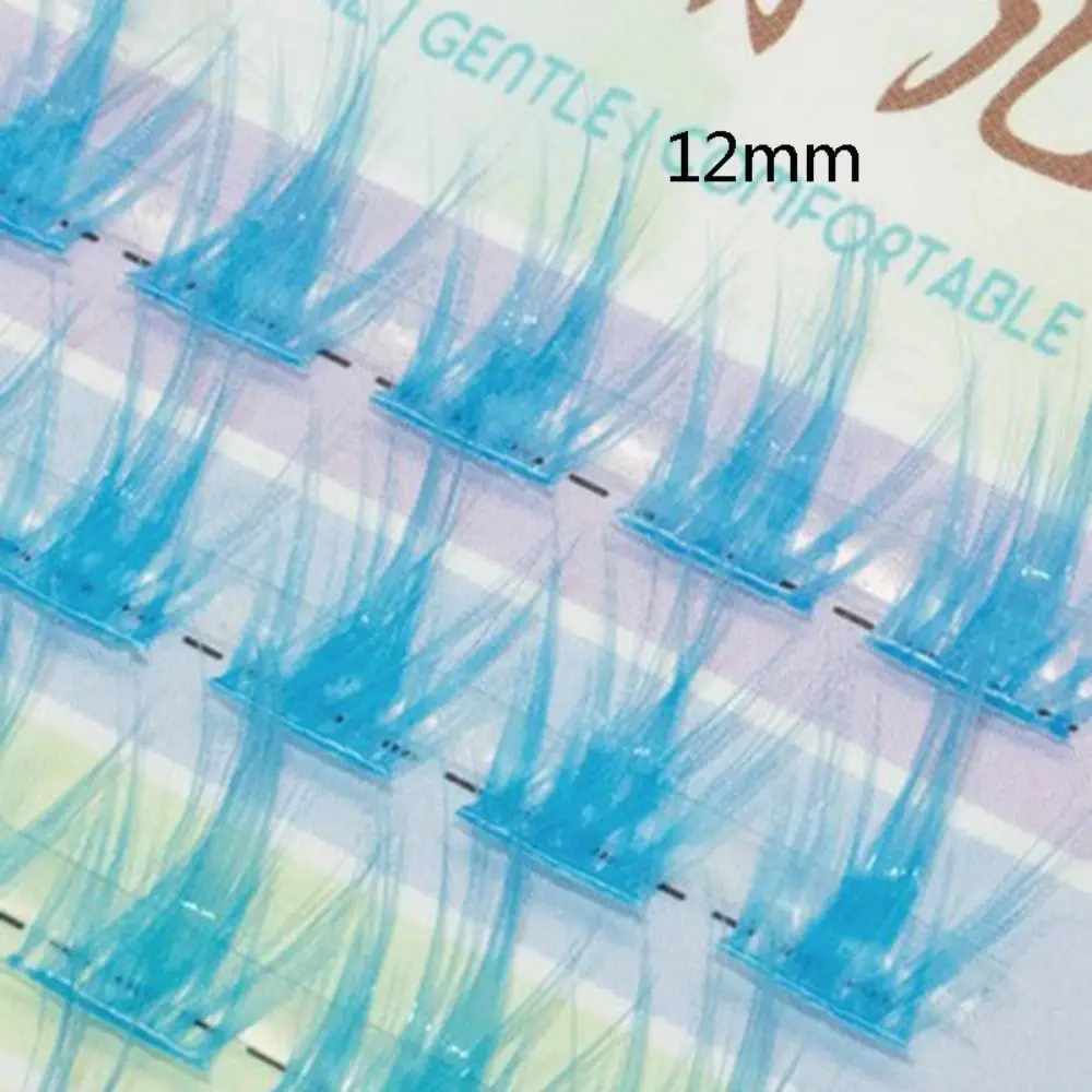

DIY Colorful Individual Lashes Extension Natural Faux Mink Eyelashes Wispy Colored Eyelash Extension Cosplay Lashes Makeup