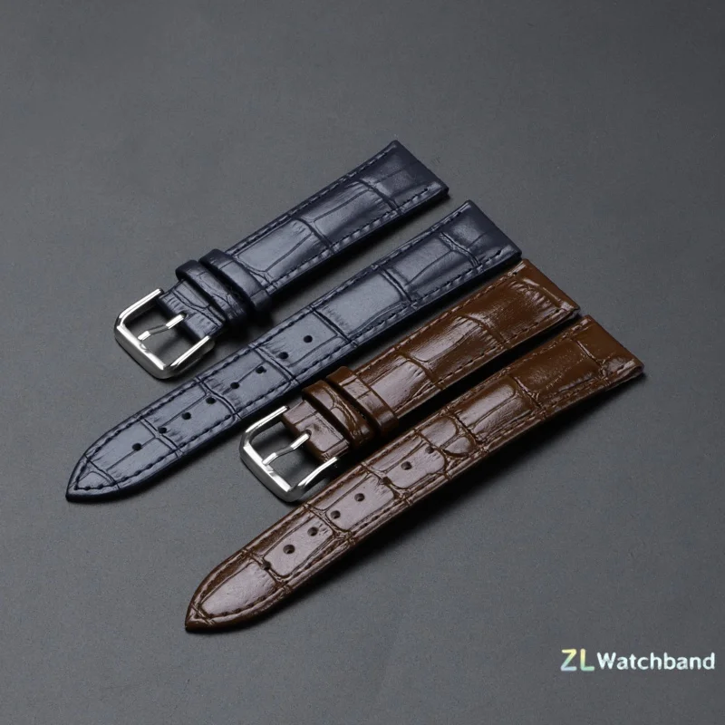 Premium Calfskin Leather Slub Pattern Watch Strap - Universal Fit