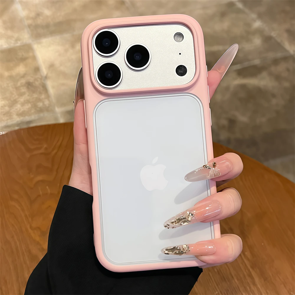Armour Matte Translucent Shockproof Phone Case in Original Orange Frosted Finish