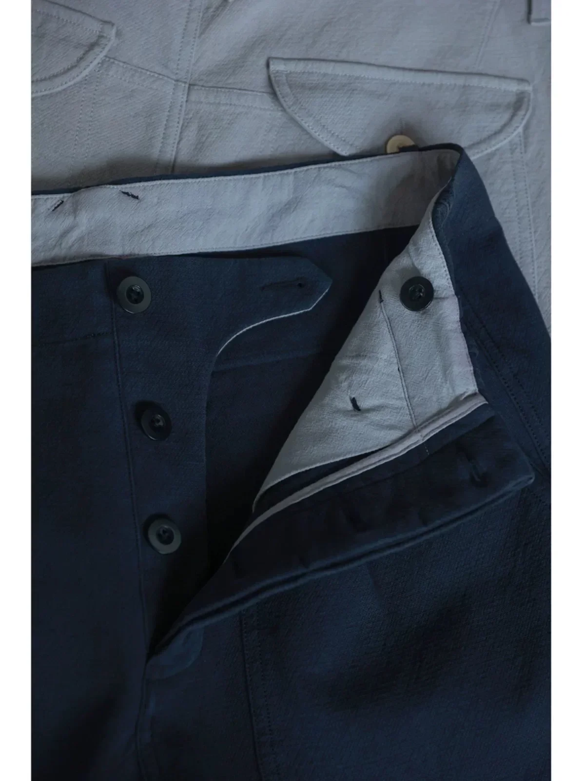 Second Order Loose Fit Washed Workwear Pants High Waist Casual Trousers For Men 4