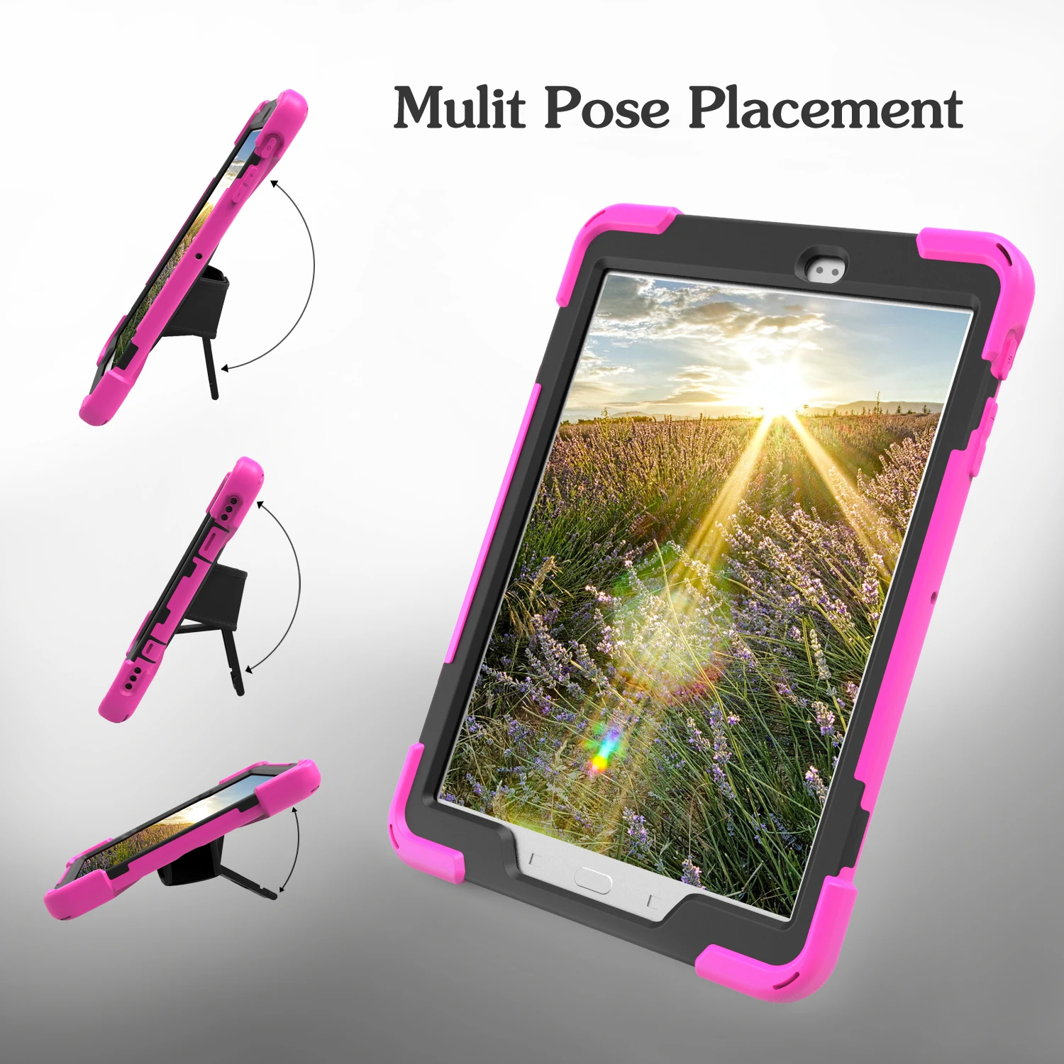 Capa Armadura Tablet para Samsung Galaxy Tab s2 9.7 T810 T813 T813n T815 Sm-t815 T815y T819n Case - Imagem 6