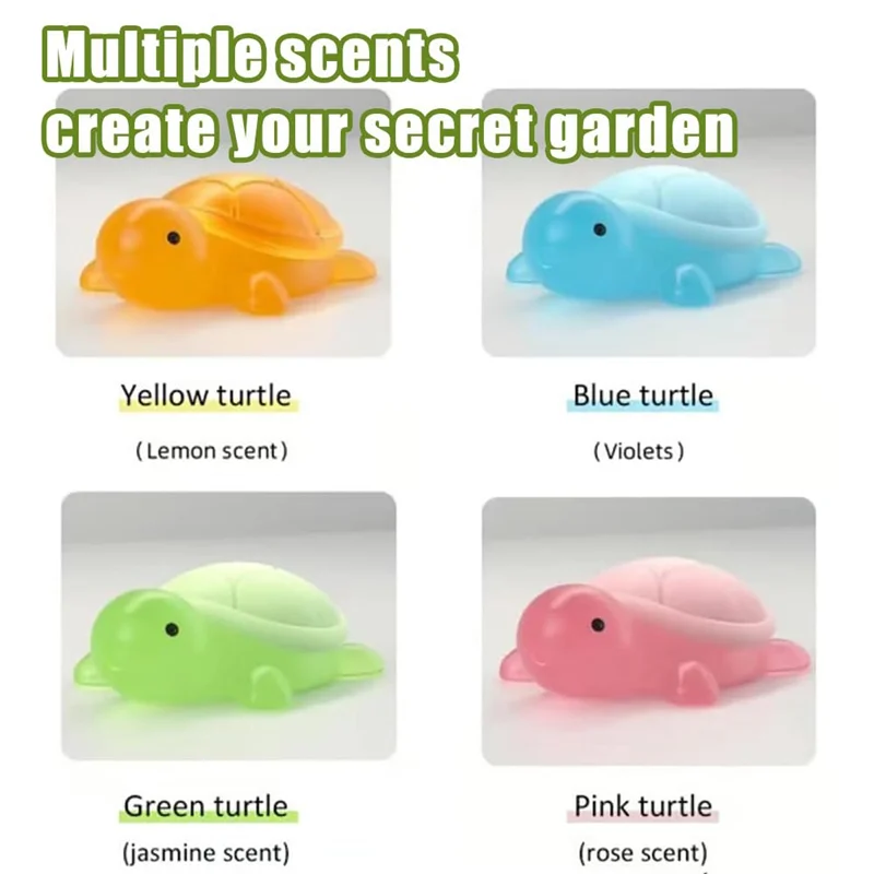 Little Turtle Handmade Essential Oil Soap 4 Pieces Ofcute Little Turtle Moisturizing Soap Children's Cleansing Bath