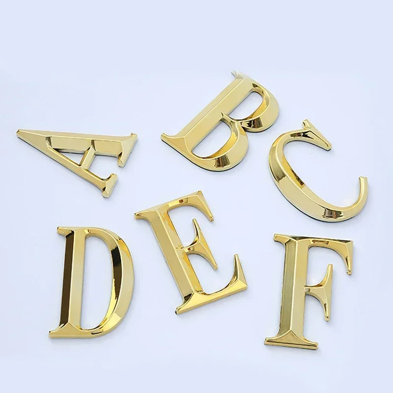 House Number Signs 5-7 cm Outdoor Apartment Hotel Door Address Plate Street Number Stickers Custom Sign Mail Box Numbers