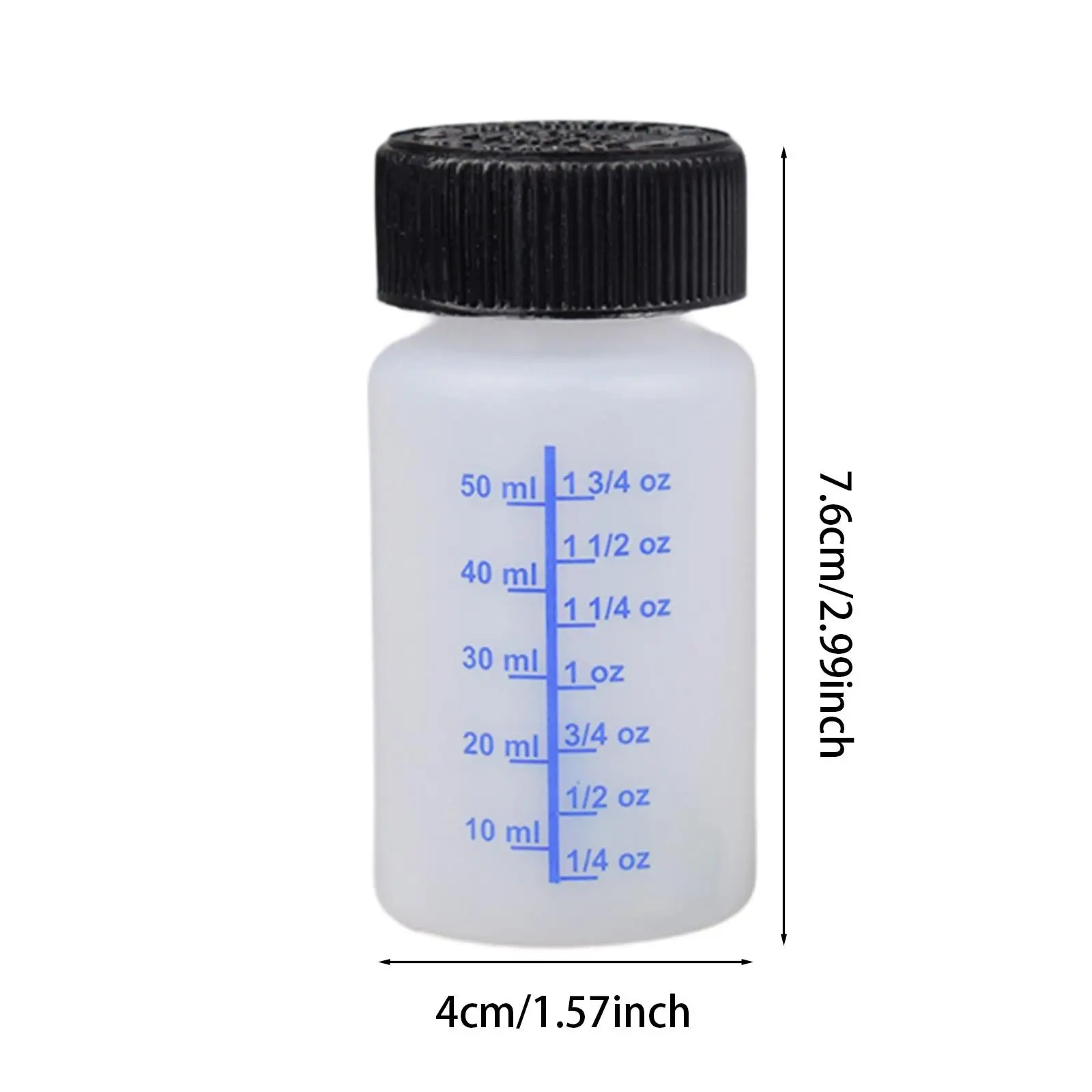 10x Paint Touch up Bottles 2oz Fluid Capacity Small Paint Bottles Fix Chips Auto Car Damage Empty Touch up Bottle