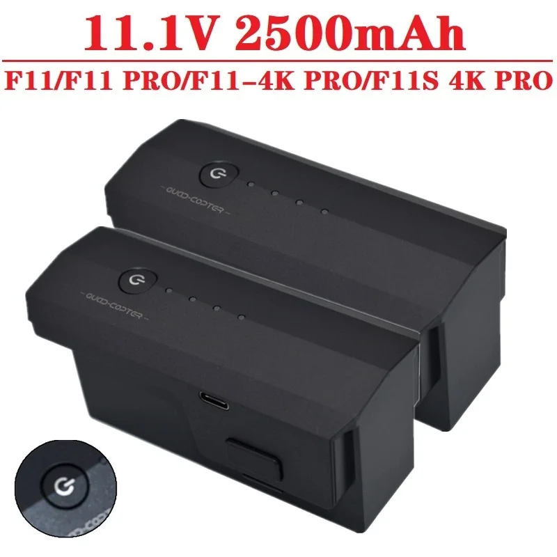 

11.1V 2500mAh Lipo Battery For SJRC F11/F11 PRO/F11-4K Drone 5G Wifi GPS FPV Spare Parts For Quadcopter RC F11S 4K PRO Drone