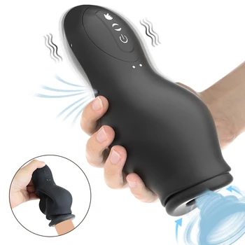 Automatic Masturbators for Men Pocket Pussy Blowjob Sex Real Sucking Machine Vagina Masturbation Cup Sex Toy Adult Toys for Men 6