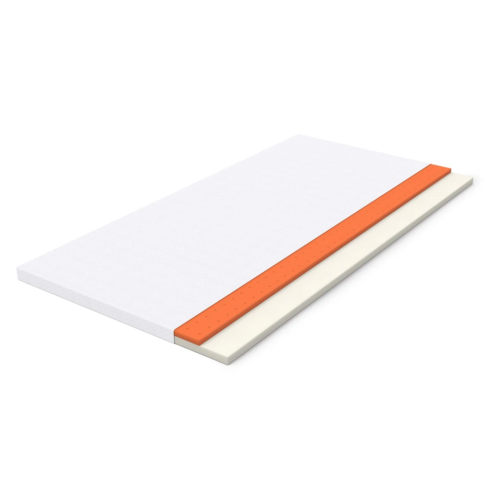 Ergonomische Druckentlastungs-H3-Matratze – 5 cm mittelfester Schaumstoff – Eco-Tex-zertifizierte waschbare Matratze – atmungsaktiver Orangenschaum weiß – Detail 2
