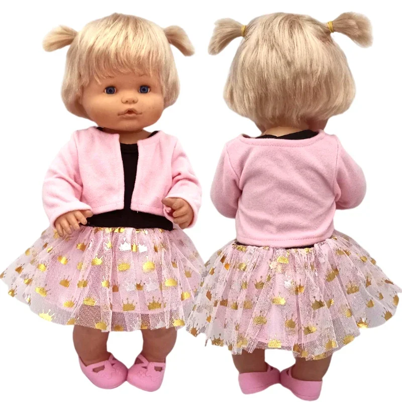 Nenuco Doll Jacket Set for 40cm Baby Dolls Clothes Toys Wear Children Girl Gifts