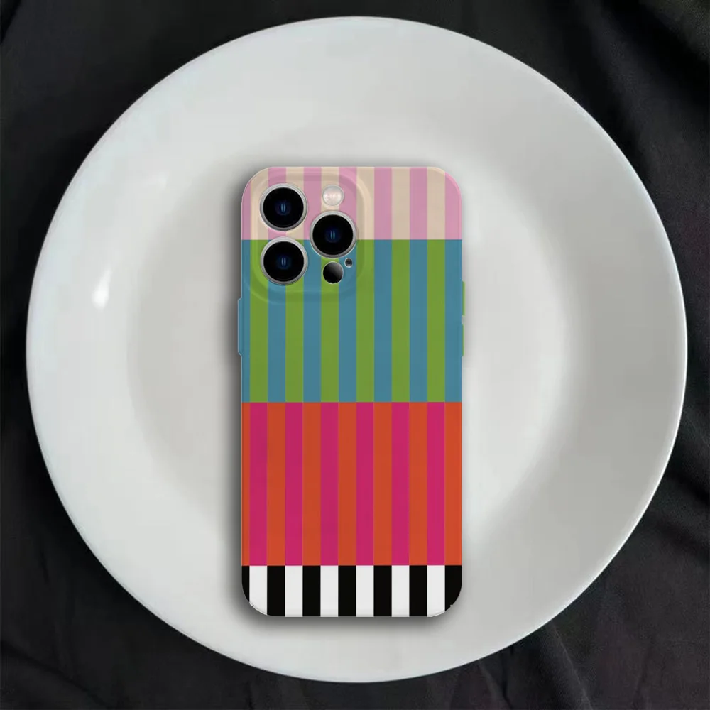 Burgundy Art Line Design Glossy Film Phone Case