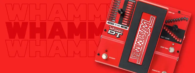 DigiTech Whammy DT classic pitch shifting pedal with drop and 