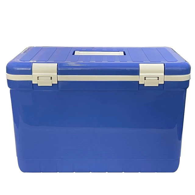 40L insulating food grade material American box Plastic ice cooler box for  camping Blue party Blue fishing - AliExpress