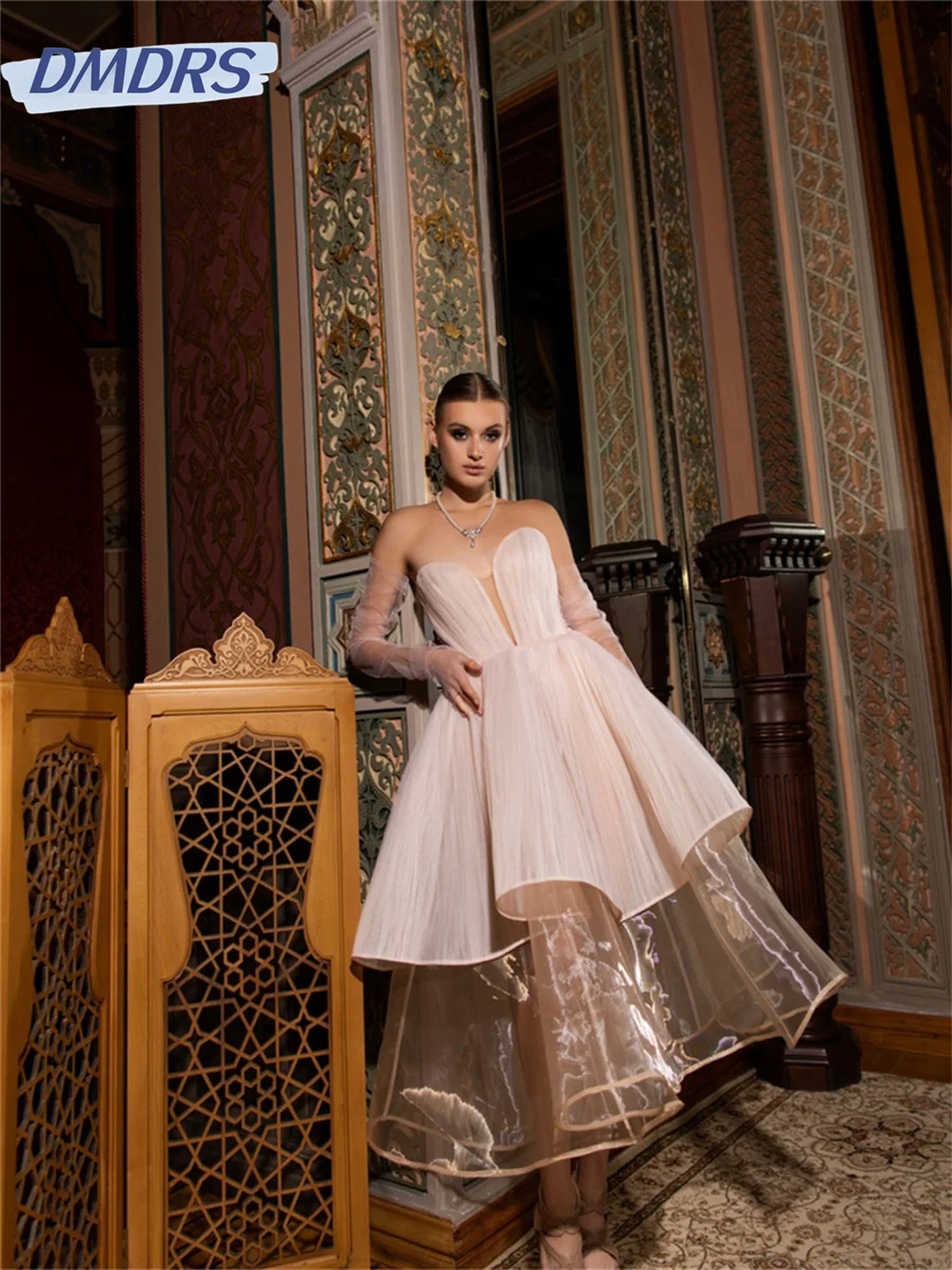 Elegant Sweetheart Evening Dress 2024 Classic Strapless Sleeveless Gown Simple Floor-length A-line Gowns Vestidos De Novia