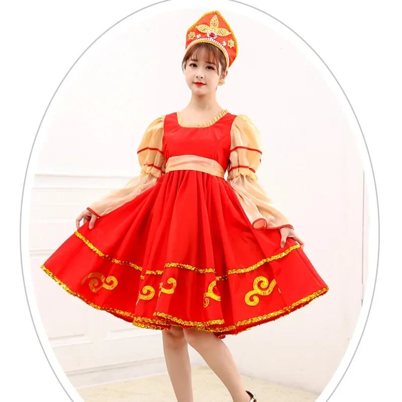 Classical Russian National Dance Dress Adult Girl Kids Women Stage Performance Costume European Princess Stage Dress