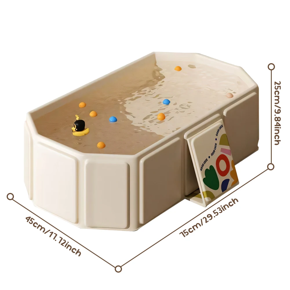 Foldable Baby Bathtub with Animal Design 