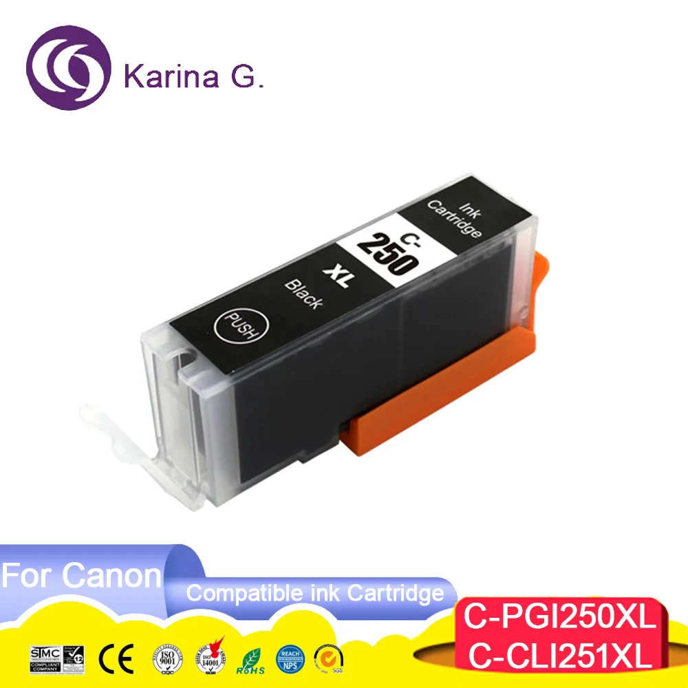 PGI250 PGI 250 250XL CLI 251 PGI-250 251XL CLI-251 PGI-250 Compatible Inkjet Ink