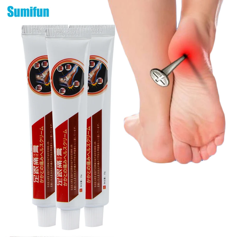 

1/3Pcs Heel Pain Relief Cream Plantar Bone Spur Painkiller Medical Plaster Foot Ankle Joint Sprain Rheumatism Arthritis Ointment