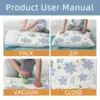 Vacuum Storage Bags More Space Saving For Comforters Clothes Pillow Bedding Blanket Cleaner Bag Closet For Garden Tool Home 5