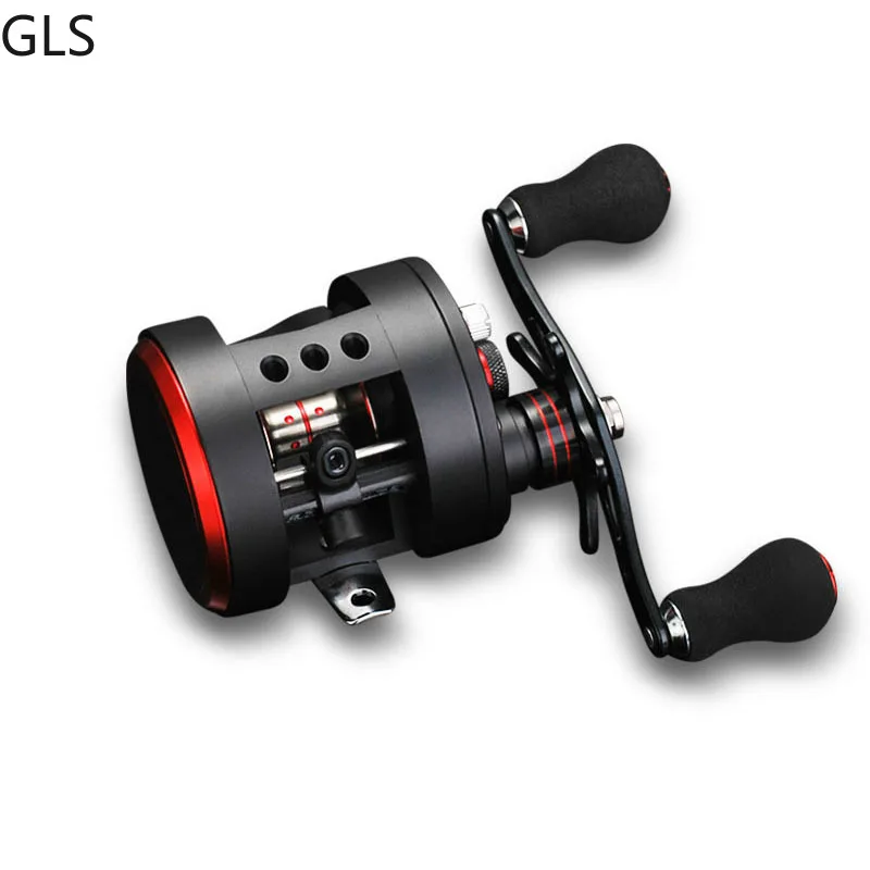 

All metal Synchronous guide rail 5.6:1 10+1BB Sea fishing anti-corrosion fishing reel Drums Baitcasting Fishing Reel