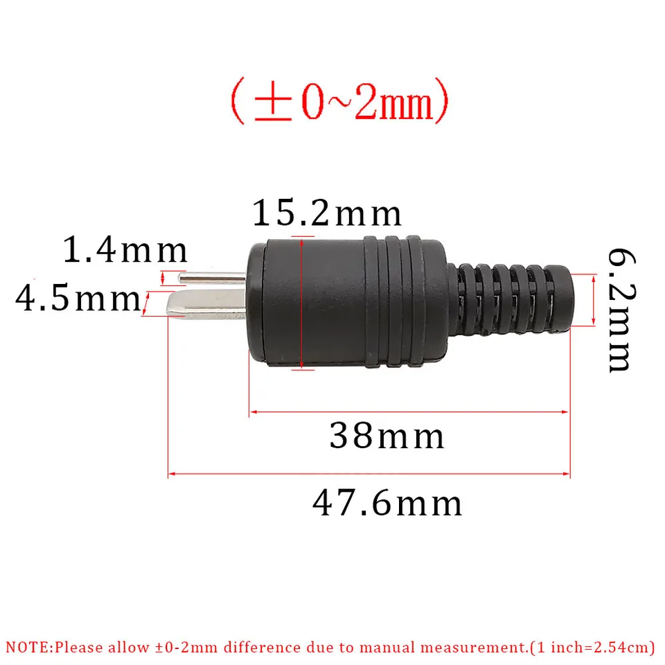 3x DIN Lautsprecherstecker Schraubbar 2,2 Mm Knickschutz Stecker Schwarz