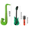6/24Pcs Inflatable Instruments Toy Music Balloons Set Simulation Instrument Guitars Saxophones Microphones Party Toy Kids Toy 6