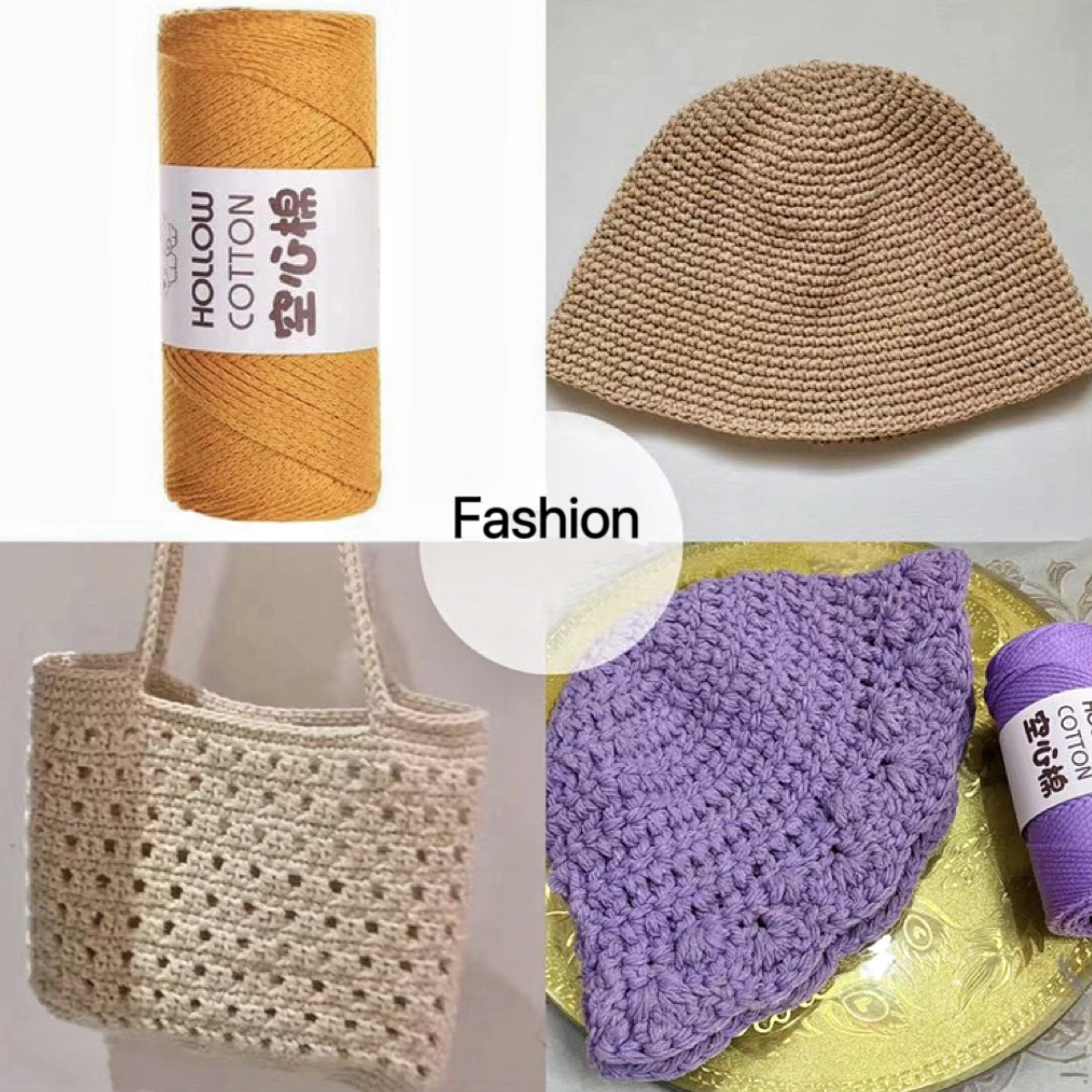 1Pc 150g 2mm hollow Yarn For crochet round hand Knitting Yarn bag cushion mat Crocheting Yarn DIY hat shoe Line amigurumi Thread 5