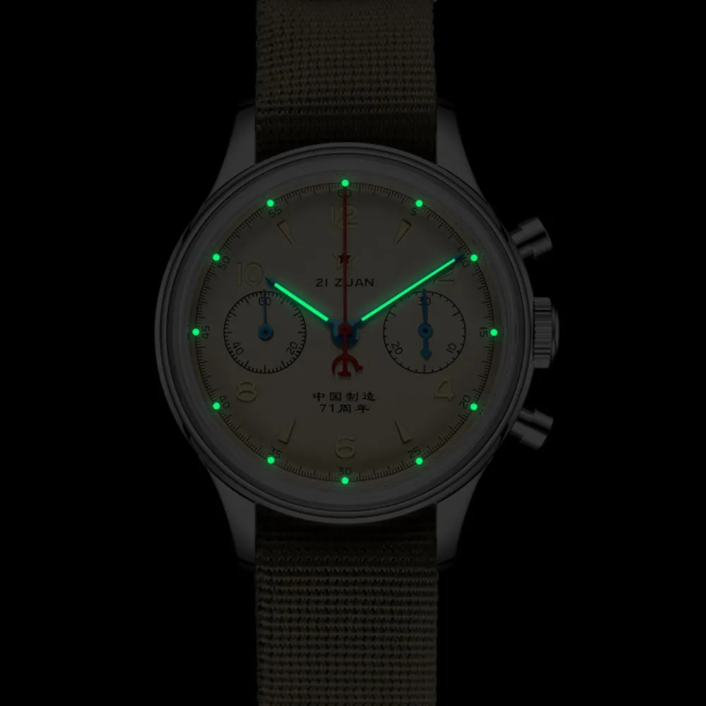 Мужские часы-хронограф SEAKOSS, Наручные Механические светящиеся часы-пилот с механизмом 1963, 40 мм, 38 мм, модель Seagull ST1901