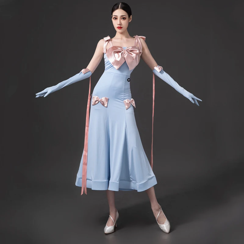 Modern Dance Clothes For Women National Standard Dance Performance Costumes Chacha Rumba Ballroom Dresses DN14906