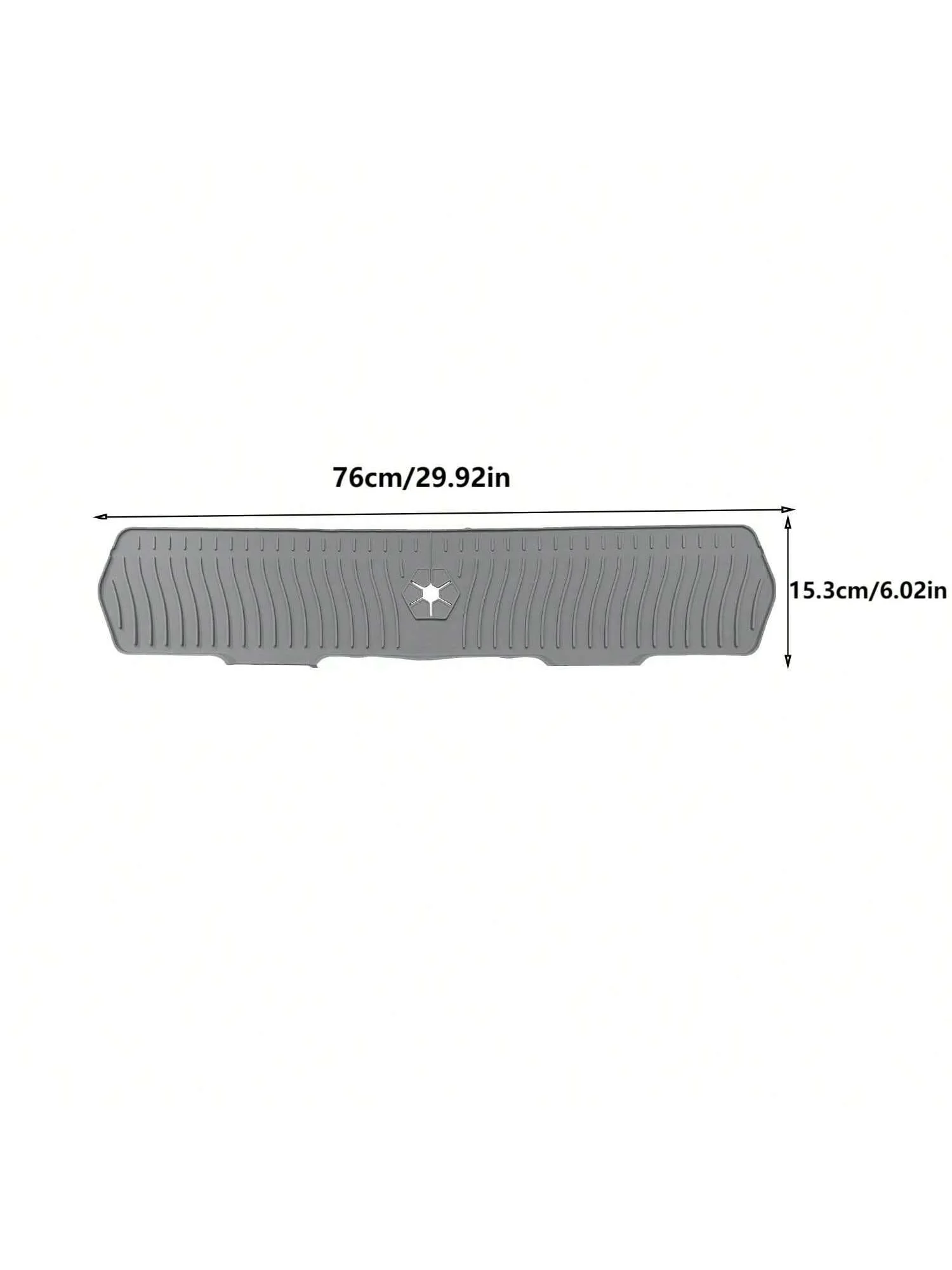 30-Inch Silicone Sink Splash Guard and Countertop Protector