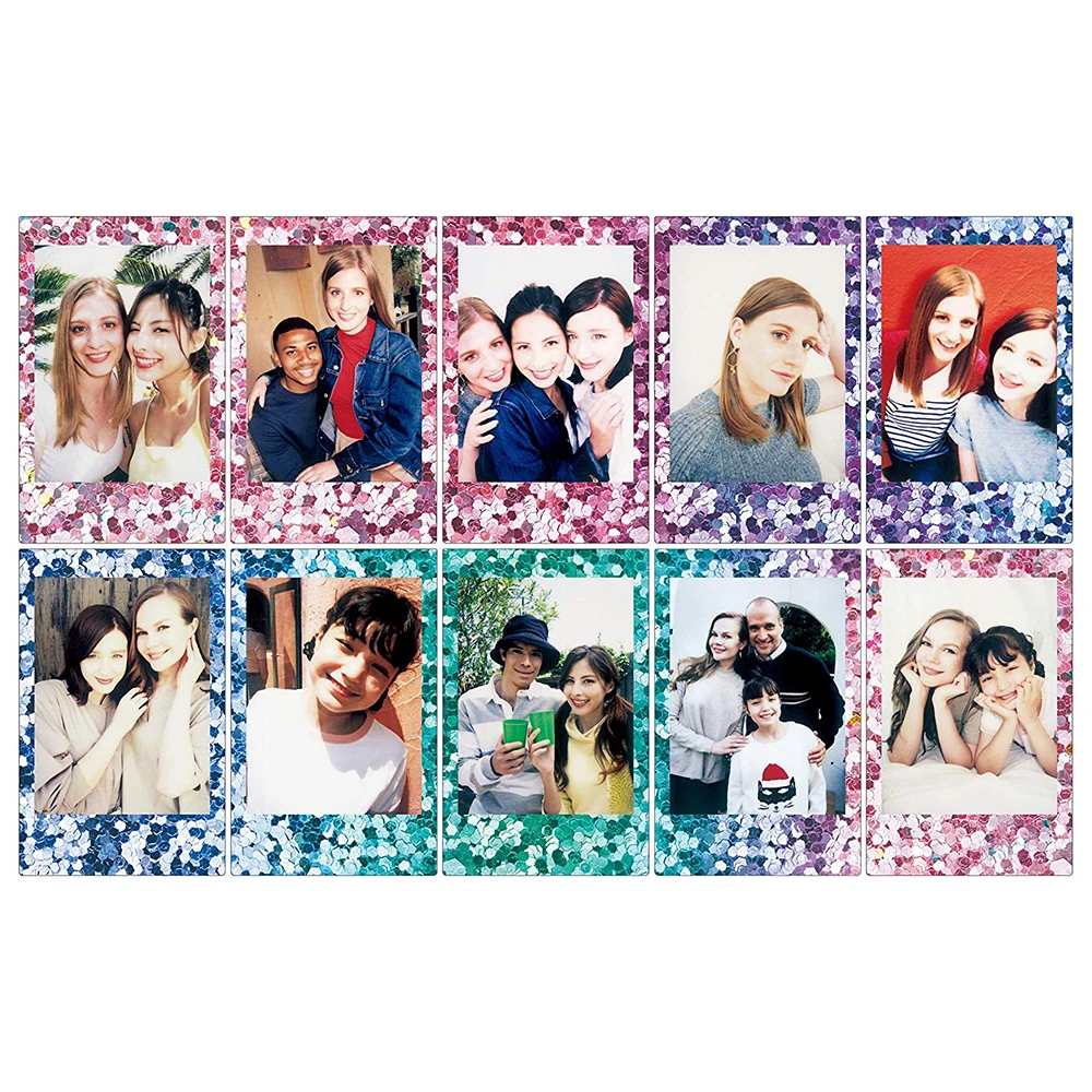 Fujifilm Instax Mini Film Instax Mini 12 Confetti Design Color Film For Fuji Mini 11 8 9 7s 25 26 70 90 Instant Camera SP-1 SP-2