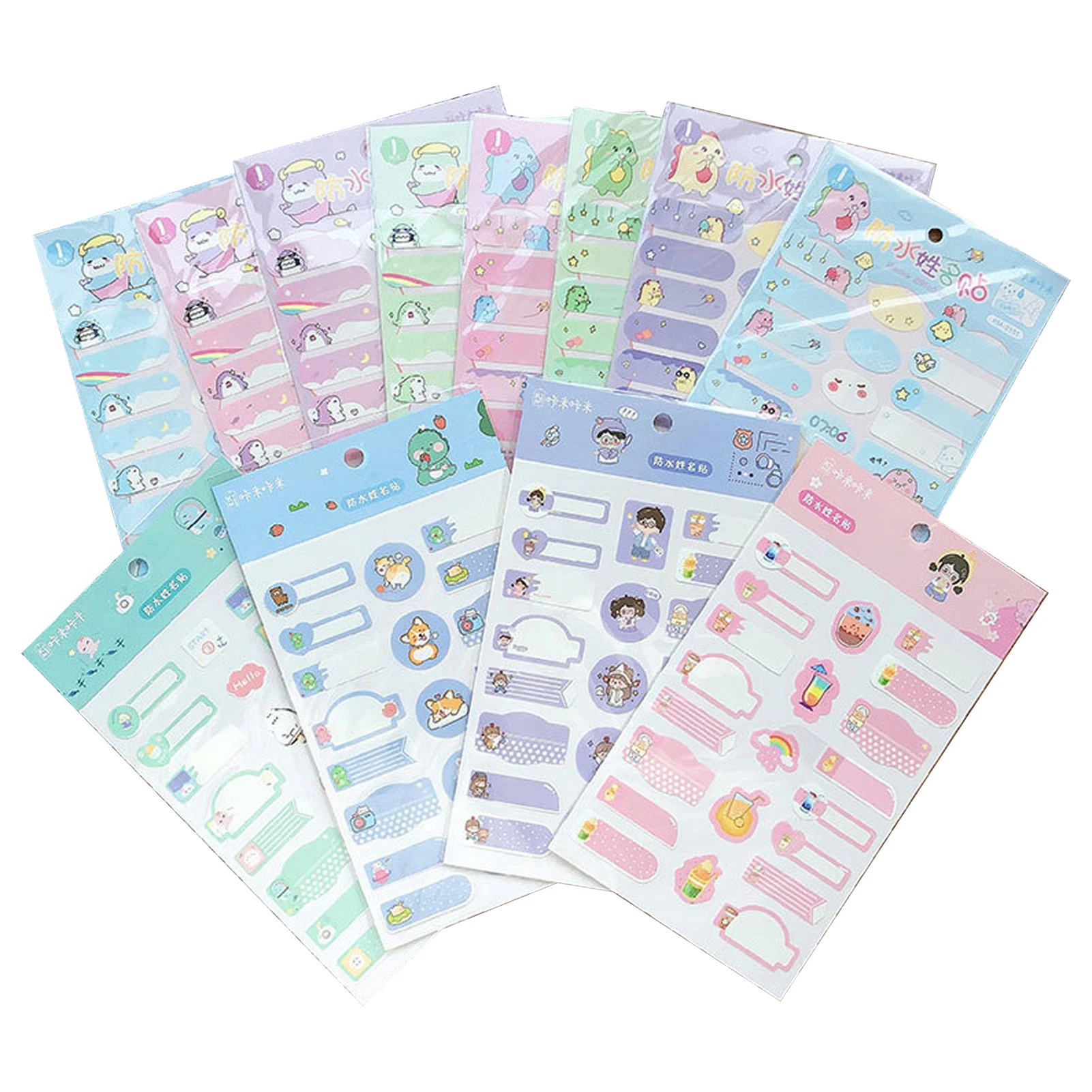 Labels For School Supplies Waterproof Name Stickers School ...