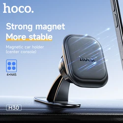 Universal Magnetic Car Phone Holder Stand (Black)