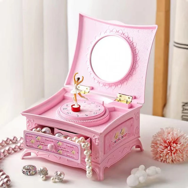 Boîte à maquillage à bijoux, boîte à musique, boîte à bijoux pour fille  dansante, boîte à Octave Tanabata, jouet pour la saint-valentin, cadeau  d'anniversaire pour enfants - AliExpress