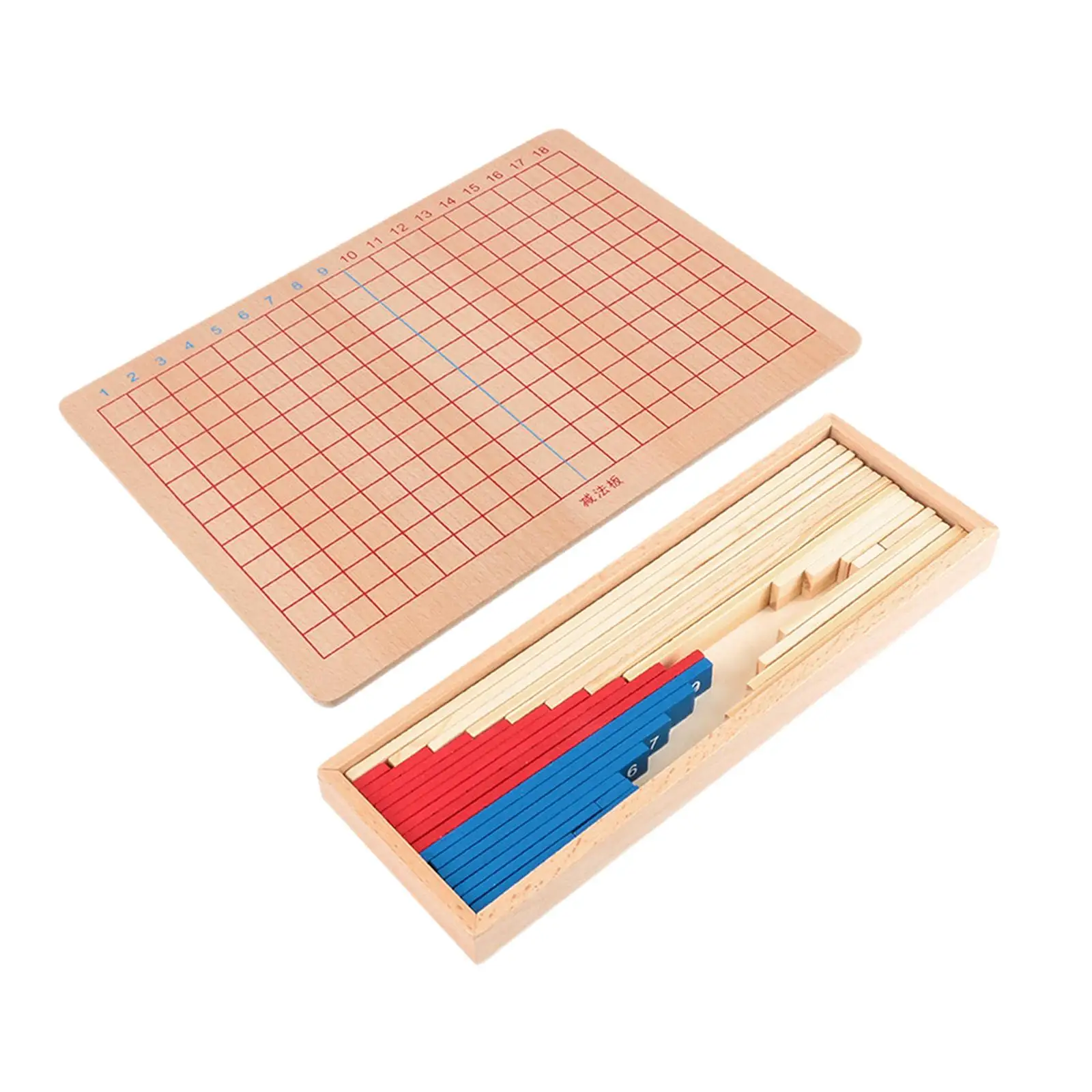 Addition Subtraction Strip Board Learning Mathematics Logical Sensory Toys Development Teaching Aids Wooden Subtraction Board