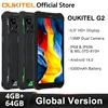 Oukitel G2 Rugged Smartphone 4GB+64GB 6."HD 13MP Camera 6300mAh Cellphone Android Unisoc T606 Octa Core 1