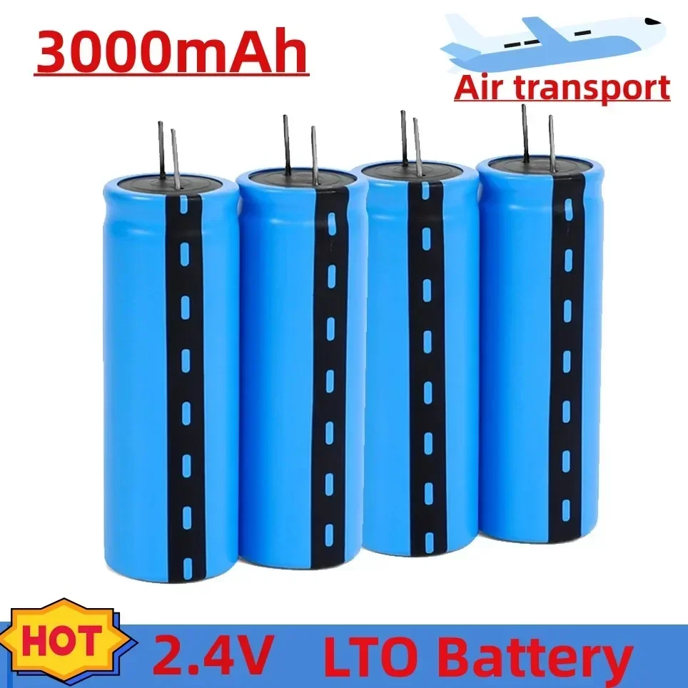 

Newest 2.4V 3000Mah Lto 23680 Lithium Titanate Mobile 15C Power Rechargeable Low Temperature Battery Cells 25000 Cycle Times