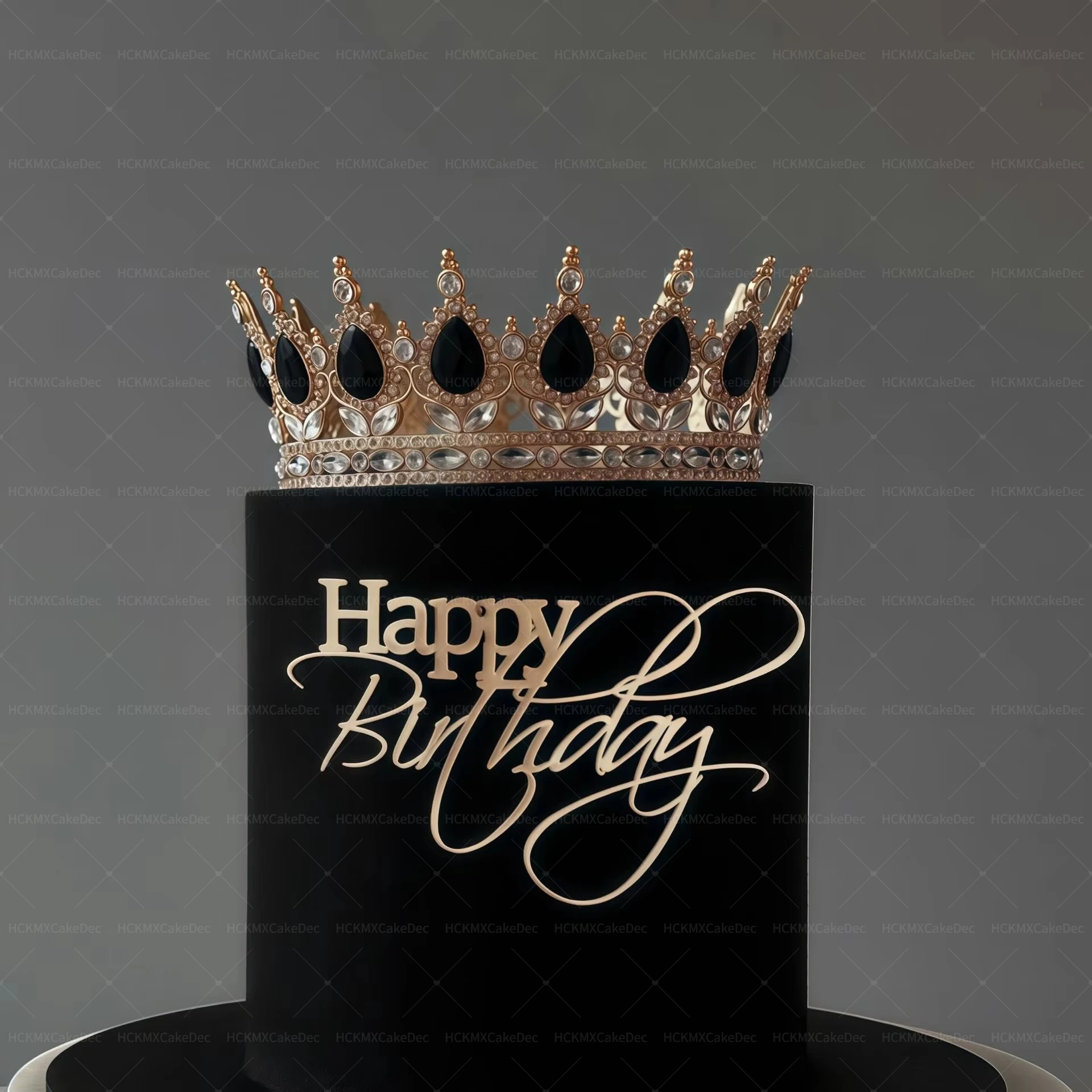 Cake Topper Cake Toppers Cake Decorations Gold Leaf Cake Decorations Birthday Party Supplies Party Decorations Ins Acrylic Happy Birthday Gold Cake Topper for Birthday Party Cake Dessert Baking DIY Decoration Supplies